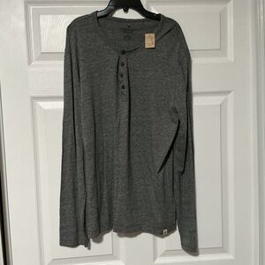 American Eagle LS Henley - L - NWT